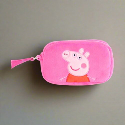 Peppa Pig Soft Plush Toy Wallet Pouch for Kids- Pink Peppa
