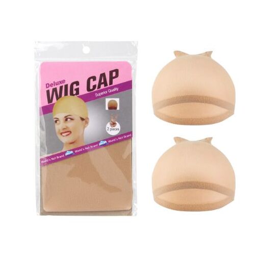 Lot De 4 Bonnets De Perruque En Nylon Respirant Pour Femme Beige 