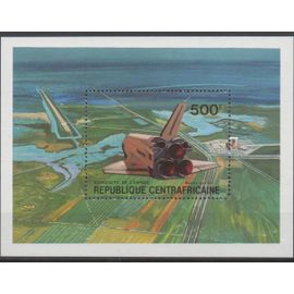Centrafrique Timbre Conquête De L'Espace 1981