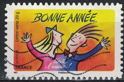 France 2014 Oblitéré Used Stamp Meilleurs Voeux Bonne Année Toute L'année