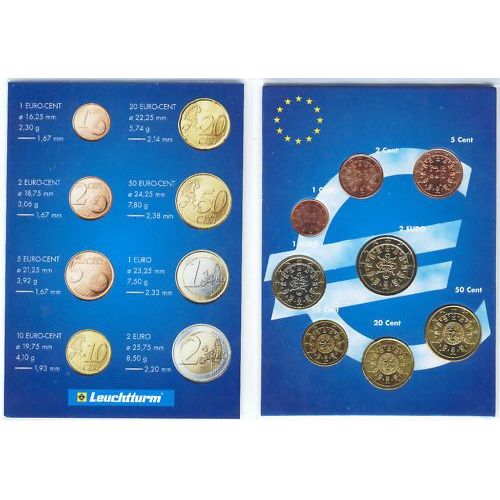 Euroset Série Portugal 2002 - 8 Pièces Neuves De 1 Cts À 2 Euros