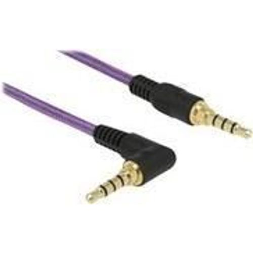 DeLOCK 85611 câble audio 1 m 3,5mm Violet