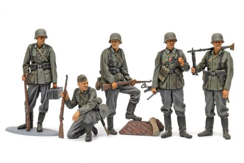 Tamiya Maquette Plastique Reproduisant Fantassins Allemands 1941-42 1/35-T2m