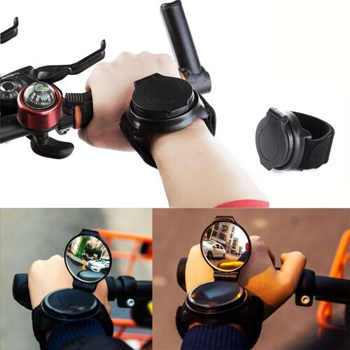 Dragonne Avec Rétroviseur Rotatif À 360 Degrés Pour Vélo, Accessoire De Sport En Plein Air, Vtt, Nouveau