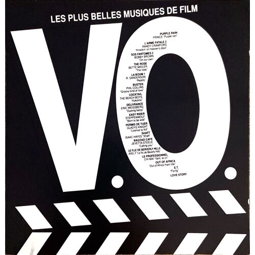 Cd Album V.O. Les Plus Belles Musiques De Film