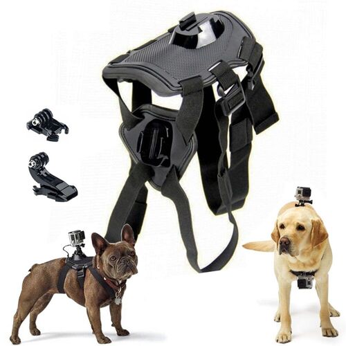 Bande de chien réglable pour Gopro hero8 7 6 5 4 3 harnais de chien ceinture de poitrine sangle de sport support de montage de caméra pour SJCAM pour Xiaoyi