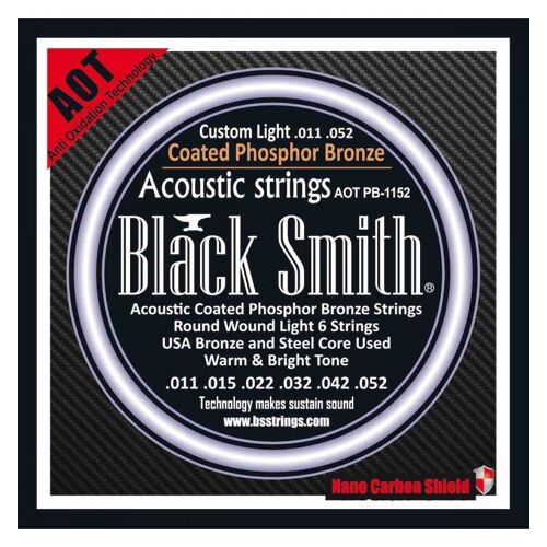 Black Smith Aot-Pb1152 - Jeu Cordes Acoustiques Aot 11-52