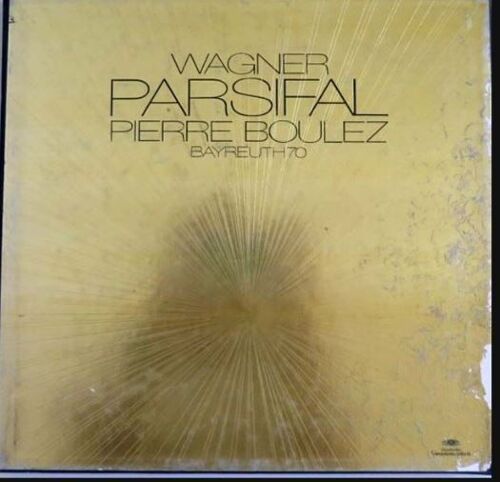 Disque 33t : Coffret De 5 Disques Vinyles 33 Tours Parsifal De Wagner Par Pierre Boulez Bayreuth 70