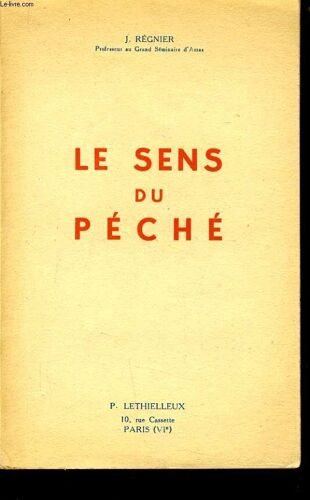 Le Sens Du Peche
