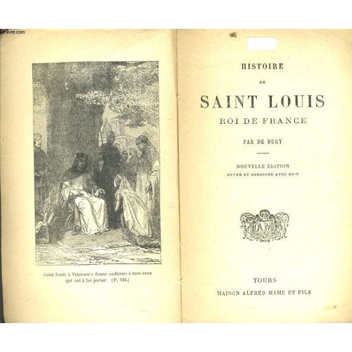 Histoire De Saint Louis Roi De France