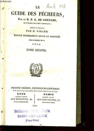 Le Guide Du Pecheur Tome Ii