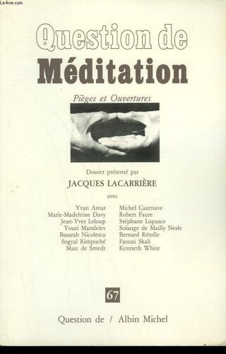 Question De N° 67. Meditation.