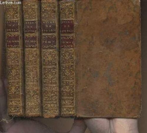 Recueil De Lettres De Madame La Marquise De Sévigné À Madame La Comtesse De Grignan, Sa Fille- Tomes Iii, Iv, V Et Vi (4 Volumes)- Nouvelle Édition Revue Et Augmentée