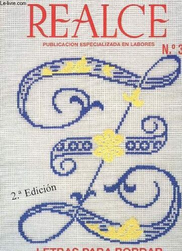 Realce Letras Para Bordar A Punto De Cruz. N°364. 2 Eme Edition