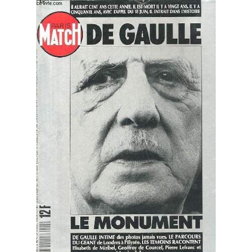 Paris Match - De Gaulle Le Monument