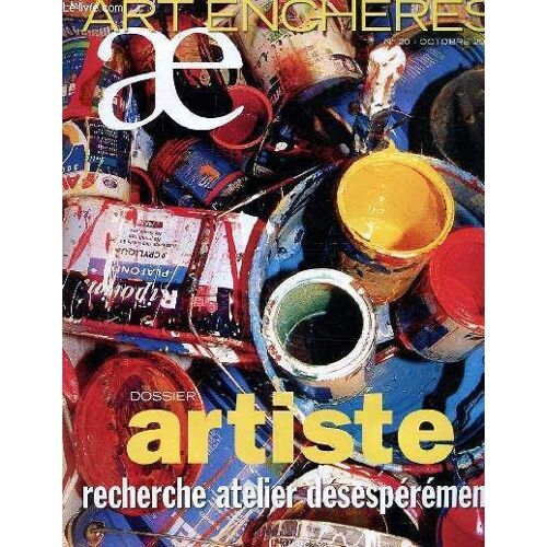 Ae - Art Encheres - Dossier Artiste - Recherche Atelier Desesperement - Octobre 2002 - N° 20