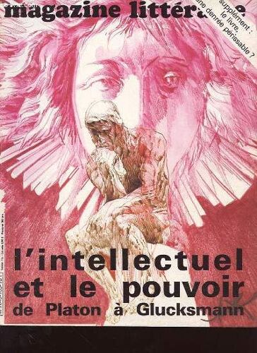 Magazine Litteraire N°183 - L'intellectuel Et Le Pouvoir De Plato A Glucksmann