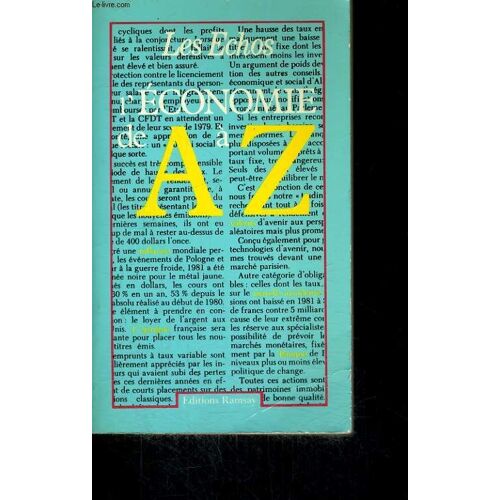 L'economie De A À Z