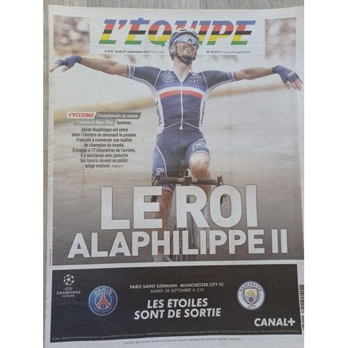 Rare Journaux Collection. Sport-Victoires Françaises-Jo. 7 N° L'equipe. Alaphilippe (2021), Gallopin (14), Dénériaz (06), Barber + 4 X 100 M (03), Diagana-Hurtis, Anissina-Peizerat, Vidal-Amiez (02)
