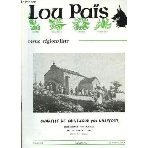 Lou Païs, N°260 : Chapelle De Saint-Loup Près Villefort