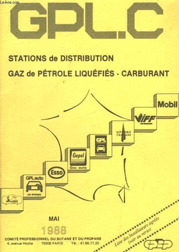 Stations De Distribution, Gaz De Pétrole Liquéfiés - Carburant.