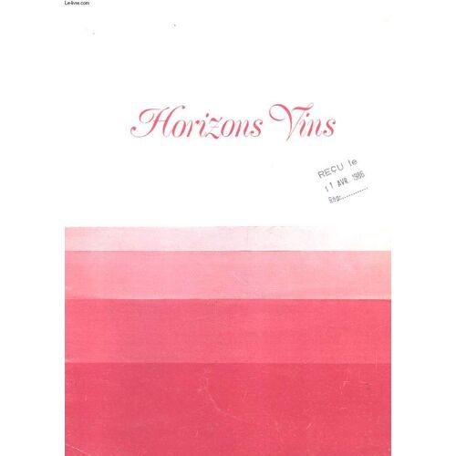 Horizons Vins N°127