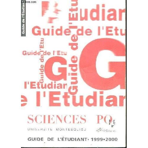 Guide De L'etudiant 1999 - 2000
