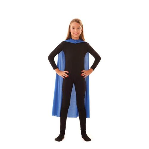 Cape Super-Héros Bleue Pour Enfant 90 Cm