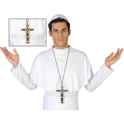 Croix De Réligieux En 2 Couleurs Variés 15x24 Cm