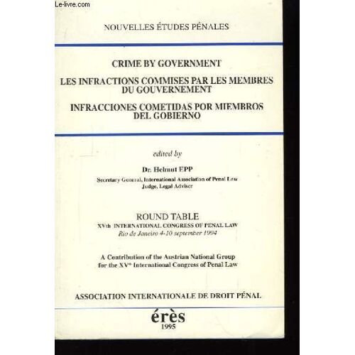 Les Infractions Commises Par Les Membres Du Gouvernement.