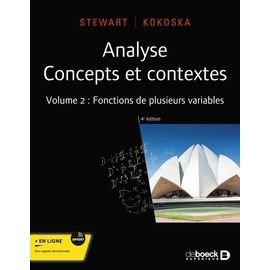 Analyse, Concepts Et Contextes - Volume 2 : Fonctions De Plusieurs Variables