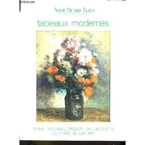 Tableaux Modernes. 18 Juin 1991