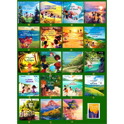 Merveilles De France - Tomes 1 À 19 Par Virginie Grimaldi Et Marina Coudray Chez Hachette Jeunesse Pour Mcdonald'S - 2023