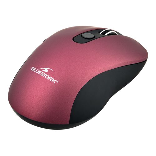 BLUESTORK Metal - Souris - 6 boutons - sans fil - récepteur sans fil USB - métal violet