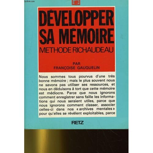 Developper Sa Memoire, Methode Richaudeau