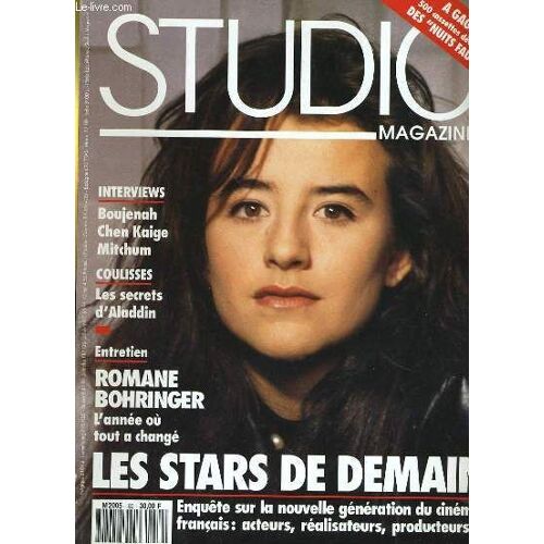 Studio Magazine N° 80 - Les Stars De Demain - Entretien: Romane Bohringer, L'année Où Tout A Changé