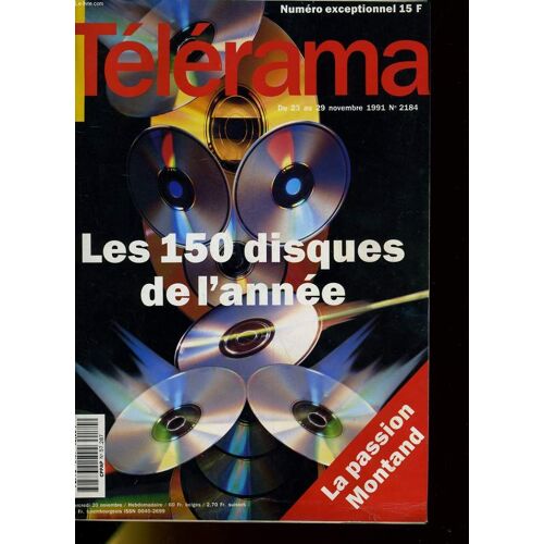Telerama Numero Exceptionnel N°2184 - Les 150 Disques De L'annee