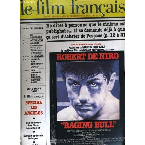 Le Film Francais - N° 1847 - Ne Distes A Personne Que Le Cinema Est Publiphobe. Entretien Avec P.-W. Glenn. Claude Berri Raconte L'aventure De Tess. La Controverse Sur La Selection ...