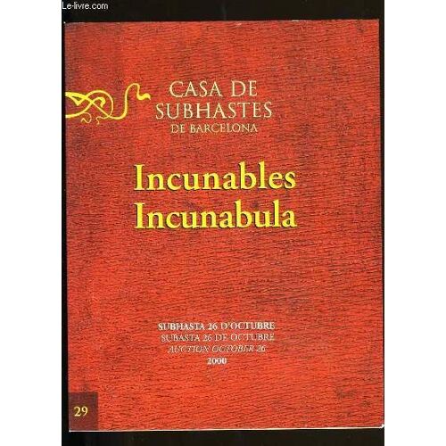 Catalogue De Livres. Casa De Subhastes De Barcelona.