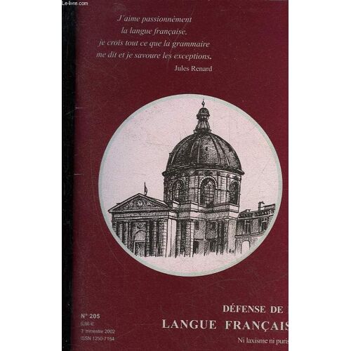Defense De La Langue Francaise N°205