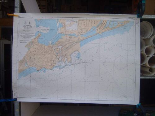 1 Carte Maritime En Couleurs - Cote Sud De France - Port De Sete - Carte N°7072 / Int 3188