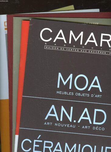 1 Lot De 7 Catalogues De Vente Aux Encheres - Tableaux Anciens, Art Nouveau, Art Deco, Ceramiques,  Mobilier Et Objets D'art,