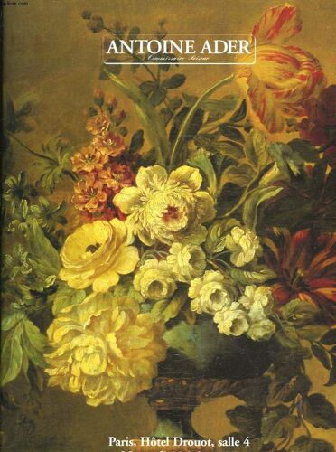 1 Catalogue De Vente Aux Encheres - Tableaux Anciens, Tabelaux Modernes, Objets D'art Et De Bel Ameublement