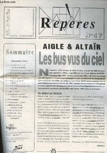 Reperes N°47 - Aigle Et Altair Les Bus Vus Du Ciel