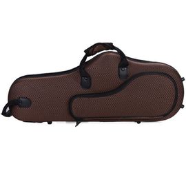 Résistant À L' Tissu Oxford Saxophone Alto Gros Sac Boîte Étui Souple Sax Avec Bandoulière Réglable - Couleur Café