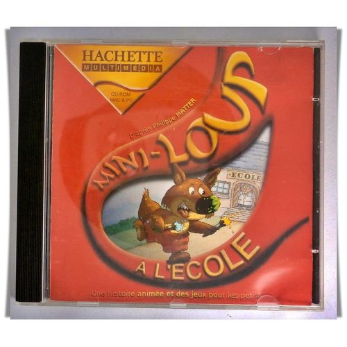 Mini Loup À L'école - Cd Rom Ordinateur Mac & Pc