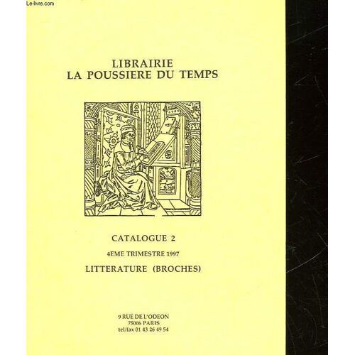 Catalogue - Librairie La Poussiere Du Temps - N°2