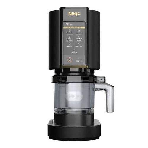 Machine à glaçes NINJA - Creami NC302EUBG - 7 programmes - 2 pots inclus 493ml - Édition limitée Noir/Or