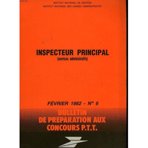 Bulletins De Preparation Aux Concours P.T.T N°6