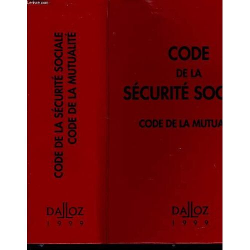 Code De La Securite Sociale - Code De La Mutualite